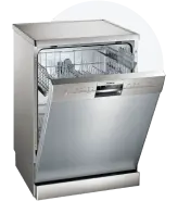 Dishwasher with the door open